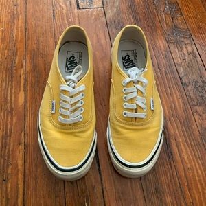 Yellow Vans Classic Sneakers (Size 9)